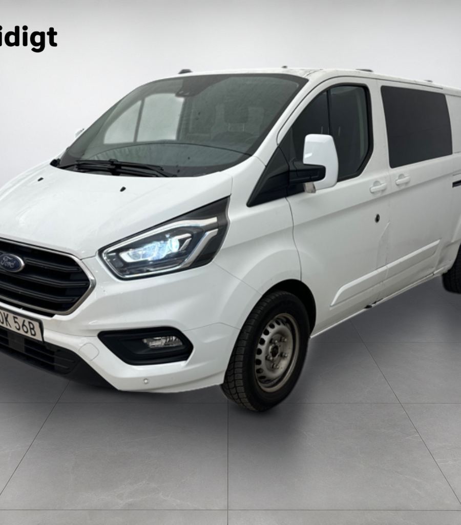 Ford Transit Custom 340 Crew Van 2.0 Drag Kamera Aut 5-sits MOMS 170hk – bild 1 av 9