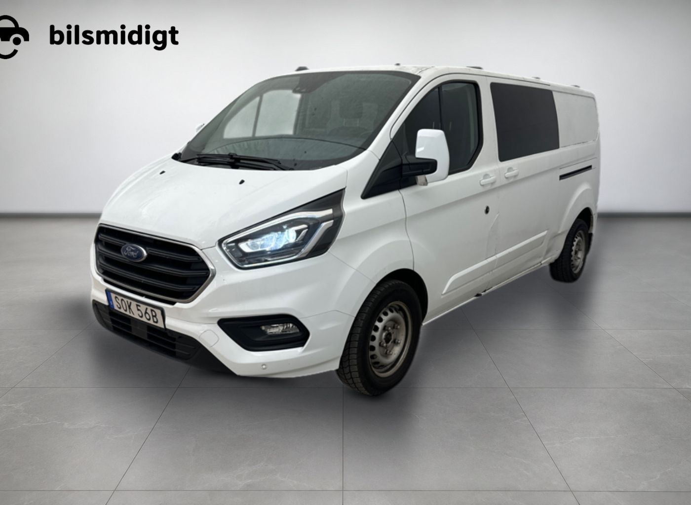 Ford Transit Custom 340 Crew Van 2.0 Drag Kamera Aut 5-sits MOMS 170hk – bild 1 av 9
