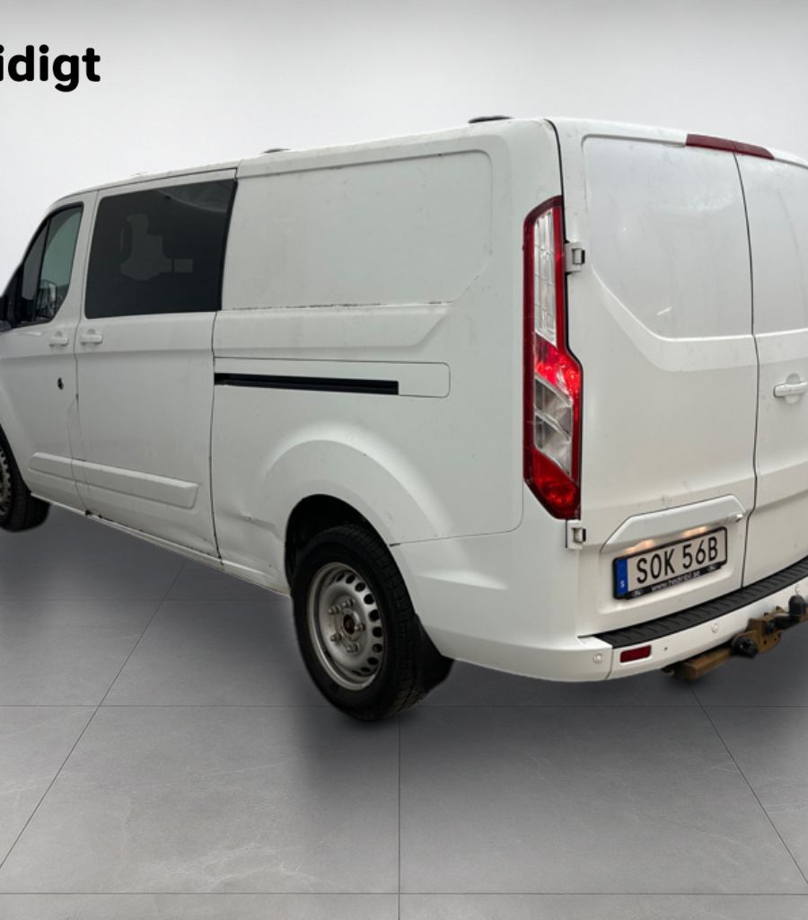 Ford Transit Custom 340 Crew Van 2.0 Drag Kamera Aut 5-sits MOMS 170hk – bild 2 av 9