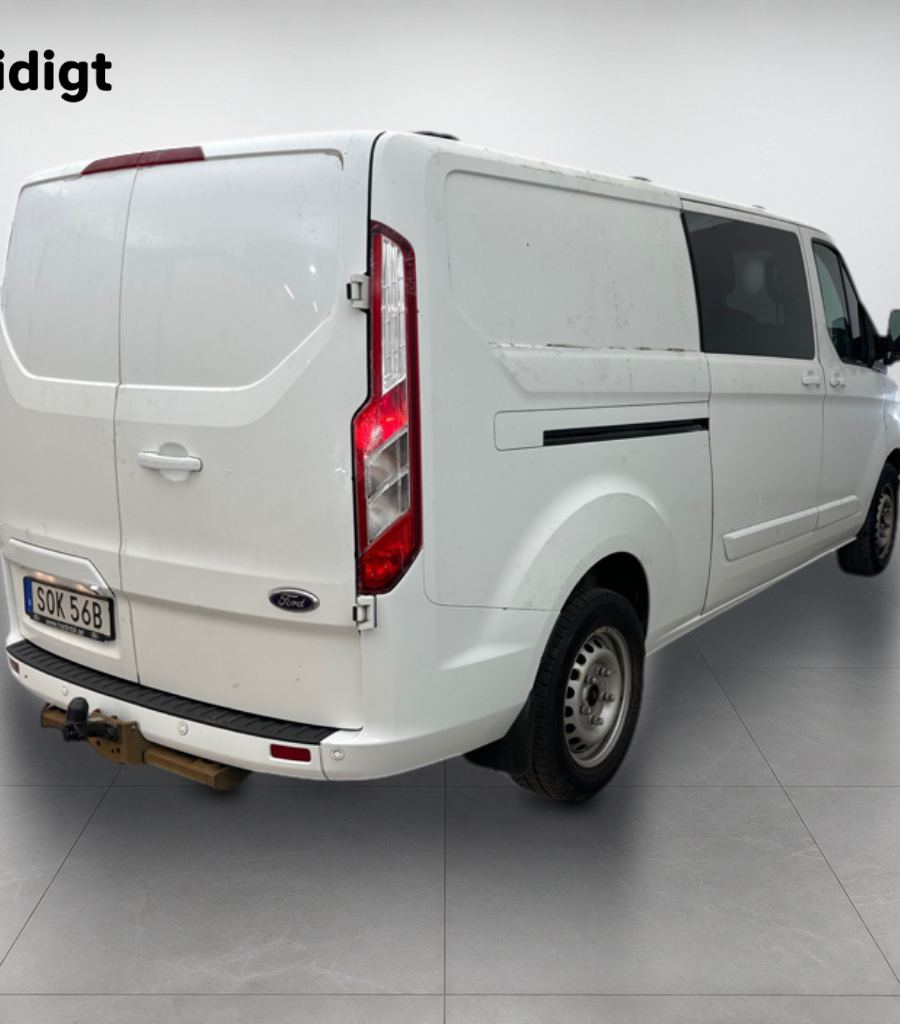 Ford Transit Custom 340 Crew Van 2.0 Drag Kamera Aut 5-sits MOMS 170hk – bild 3 av 9