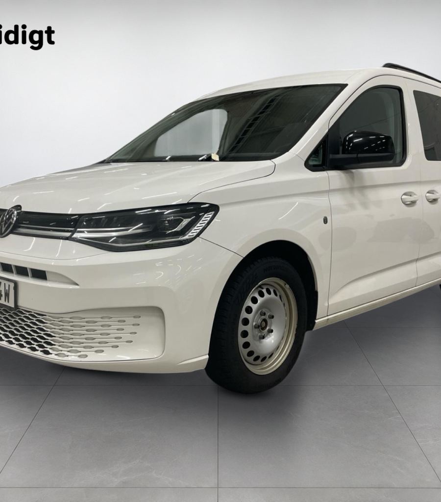 Volkswagen Caddy Life 2.0 TDI DSG Värmare Kamera LED MOMS 122hk – bild 1 av 8