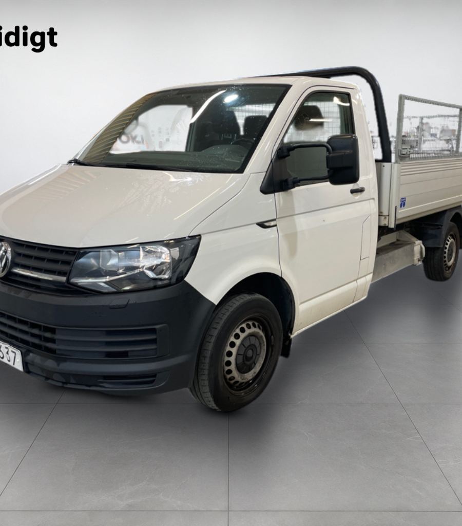 Volkswagen Transporter Chassi Flak 2.0 TDI Drag Värmare MOMS 102hk – bild 1 av 7